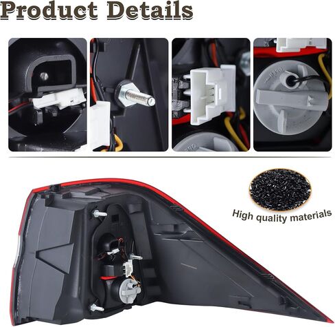 Left Driver Side LED Outer Tail Light Fit for 2012 2013 2014 2015 Mercedes Benz ML350 ML550 W166 Rear Lamp Assembly LH USA Style1669063501 MB2804107 in Saudi Arabia