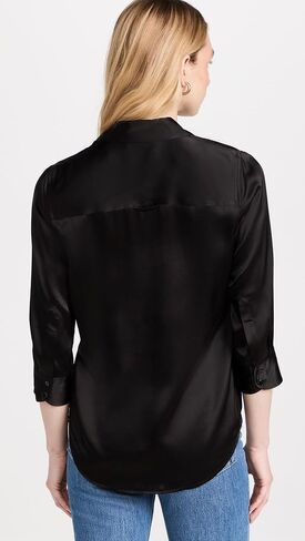 L'AGENCE Women's Dani 3/4 Sleeve Blouse in Saudi Arabia