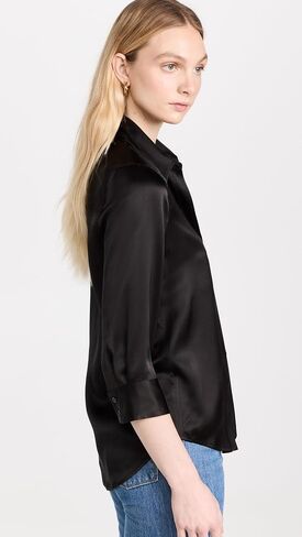 L'AGENCE Women's Dani 3/4 Sleeve Blouse in Saudi Arabia