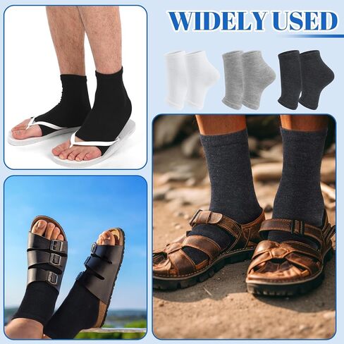 10 Pairs Men Toeless Socks Open Toe Flip Flop Pedicure Socks for Sandals Running Yoga Spa in Saudi Arabia