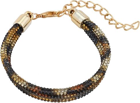 Crystal Bracelets for Women Chunky Bangle Adjustable Tennis Bracelets Boho Jewelry in Kuwait