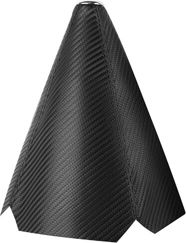 Car Shift Boot Cover, Leather Gear Shift Knob Dust Cover, Manual Automatic Shifter Boot Sleeve for Protection & Decor, Gear Shift Knob Cover Car Accessories (Carbon Pattern Black Line) in Saudi Arabia