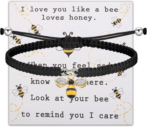 BLEOUK Bee Honey Themed Jewelry Gift Bee Lovers Gifts For Friend And Teacher Beekeeper Bee Inspire Gifts bee Gifts For Women in Saudi Arabia
