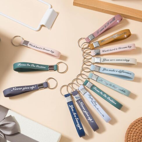 30 Piece Motivational Keychains Inspirational Quote Keychains Teacher Student Volunteer Employee Appreciation Gift in Saudi Arabia