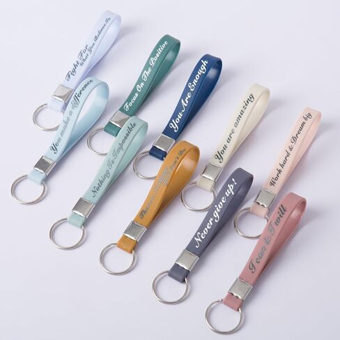 30 Piece Motivational Keychains Inspirational Quote Keychains Teacher Student Volunteer Employee Appreciation Gift in Saudi Arabia