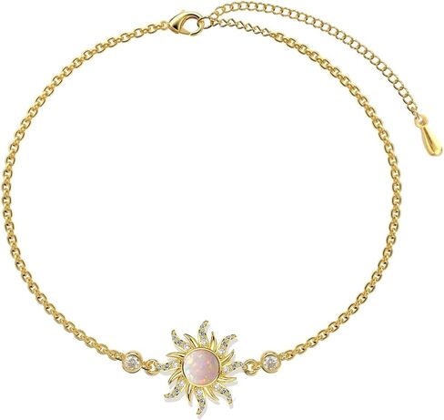 Tangled Rapunzel Spinning Sun Purple Opal Flower Princesses Bracelet for Women Sundrop Charm Accessories Cubic Zirconia Plated Gold Princess Movie Gifts Jewelry in Saudi Arabia