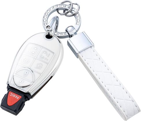Key Fob Cover with Keychain for Dodge Ram for Chrysler Grand Caravan Charger Challenger Durango Journey Magnum in Saudi Arabia