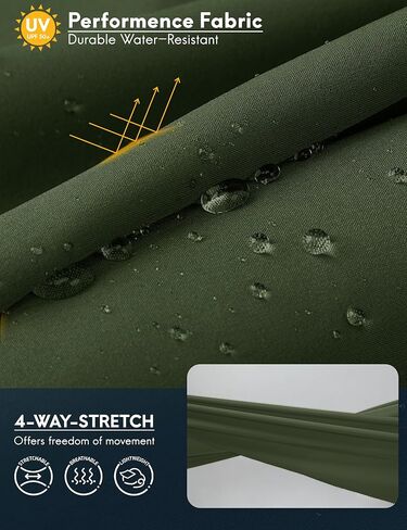 Haimont Women's 7" Hiking Cargo Shorts Quick Dry Lightweight Stretch UV Protection with Zipper Pockets Travel Camping in Kuwait