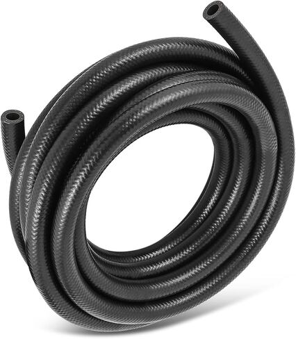 4AN AN-4 1/4" (6mm) ID Push Lock Fuel Line Hose Universal For Automotive Gasoline/Engine Oil/Fuel System, 300PSI (Max Pressure), 10FT Length, Black NBR Rubber in Kuwait