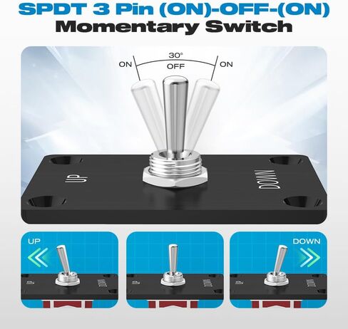تبديل مفتاح ، Malictele 12V 30A ON/OFF OFF 2PIN SPST SPST مفتاح تبديل مقاوم للماء مع لوحة التثبيت وقبعة مقاومة للماء لقوارب السيارات التلقائية in Kuwait