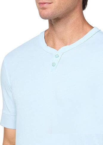 Lucky Brand Men's Venice Burnout Notch Neck Tee in Saudi Arabia