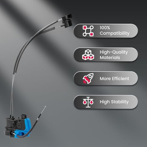 SYERAL Door Latch Lock Actuator FL Front Left Driver Side Latch Motor Compatible with Hyundai Veloster 2012-2017 Replaces 81310-2V000 in Kuwait