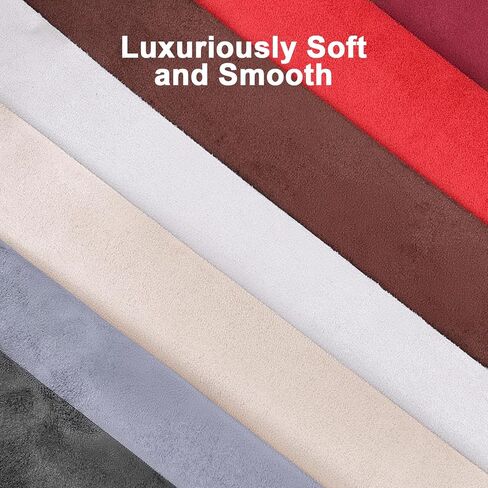 Premium Black Suede Fabric Wrap - 17x70 inch Suede Wrap for Car Interior - Self-Adhesive Microfiber and Synthetic Leather, Stretchable Interior Film for Car and Home Decor in Saudi Arabia