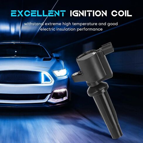 مجموعة من 4 حزمة ملف الإشعال متوافقة مع Ford C-Max EcoSport 2L ، Escape Focus 2.3 2.5L ، Fusion Ranger Transit Connect ، Lincoln MKZ ، Mazda 3 6 Tribut in Kuwait