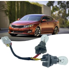 Rear Tail Light Bulb Socket and Wire Harness with Bulbs for Kia Optima 2014 2015 Replace 92451-4C500 in Saudi Arabia