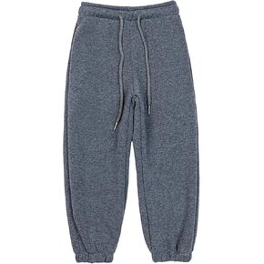 Kids 4-Season Joggers | Cotton-Feel Pants w/Drawstring & Pockets - Boys & Girls Activewear