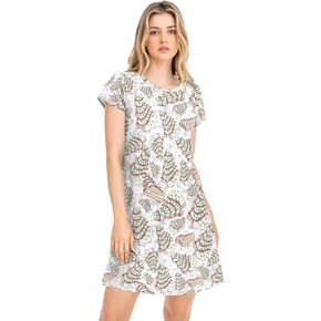 Exnundod Lightgowns للنساء Duck Rubber Sleepshirts Sleepwear Sleep Comfy Sleep Dress ، S-2XL