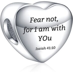 Christian Bible Charms for Bracelets 925 Sterling Silver with Cubic Zirconia Bead Halloween Christmas Graduation Season Jewelry Gifts for Women