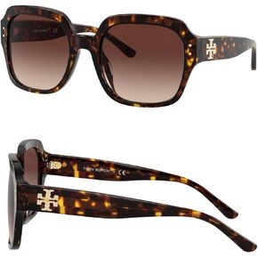 Tory Burch Ty7143U Square Square Geasshes with Eshades Luxury Eyewear Kit Bundle