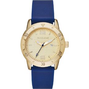 Skechers Women's Redondo Quartz Watch Three-Hand Three Watch ، Color: Gold ، Navy (Model: SR6052)