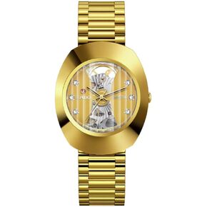 Rado - DiaStar Original Open Heart - Men - Swiss Watch - Sapphire Crystal and 6 Cubic Zirconia Dial - 80 Hours of Power Reserve - Automatic - 35 mm