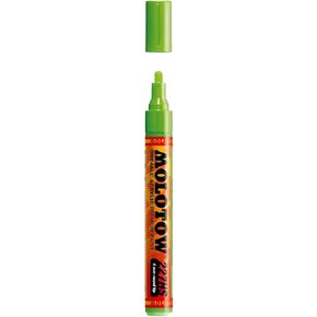 MOLOTOW ONE4ALL Acrylic Paint Marker, 4mm, Neon Green Fluorescent, 1 Each (227.232)
