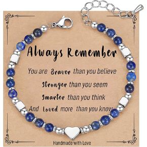 Tiny Beaded Bracelets for Women Teens Inspirational Gift, Bestie Friendship Bracelets for Sister Mom Wife Coworkers Daughter Niece Granddaughter on Graduation Birthday Gifts