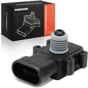 A-Premium Manifold Pressure (MAP) Sensor [3 Pins] Compatible with Chevrolet Silverado, Tahoe, Impala, Express, Suburban, Blazer & GMC Sierra, Yukon XL & Buick Regal & Cadillac Escalade & Saab 9-7x