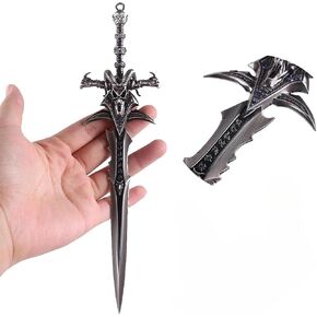 Arthas Metal Frostmourne Lich King Lothar Llane King Sword 8.66 'Wow Replica Sword Sword Desktop Display Collection Gift