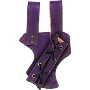 Armory Replicas™ - Genuine Bovine Leather Hawk Wood Sword Frog - Medieval Inspired Adjustable LARP Sabre Rapier Sword Weapon Frog Holster Holder Accessory
