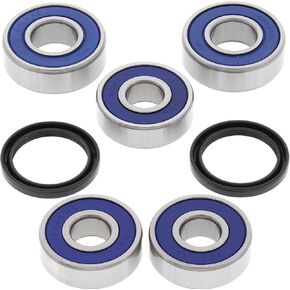 All Balls Racing Rear Wheel Bearing Kit 25-1505 Compatible With/Replacement For Yamaha PW50 1981-2018