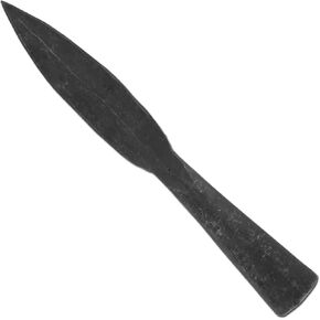 Armory Replicas - Compact Viking Throwing Spear Head Mount- Medieval Replica Hand Forged Iron Functional Small Hunting Spearhead - Pole Shaft Not Included