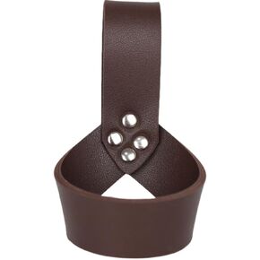 Men’ Medieval Scabbard Belt Renaissance Knight Leather Sword Holder Viking Costume LARP Accessories
