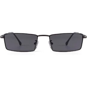 Small Y2K Narrow Rectangle Sunglasses Womens Mens Retro 80s 90s Sun glasses UV400 Sunnies