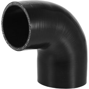 X AUTOHAUX 1 Pcs 70-80mm 2.76"-3.15" ID 102mm 4.02" Length 90 Degrees Black Car Silicone Hose Coolant Hose Universal