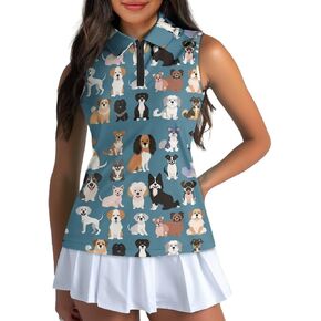 قمصان بولو جولف Uouormeti للنساء الجاف في غولف دبابة أعلى قمصان تنس رياضية جافة سريعة in Kuwait