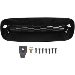 2PCS Hood Air Vents Car for Car Hood Scoop, Bright Black Bonnet Vent Hood Replacement, Front Engine Hood Vent Trim for MlNl S R56 R55 R57 R58 R59