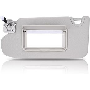 Driver Left Side Sun Visor متوافق مع Nissan Altima 2013 2014 2015 2015 2017 2018 مع Light Reply# 96401-3ta2a Gray