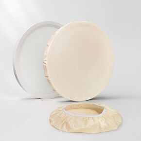 12" Ceiling Light Cover, 1 Pcs Fabric Flush Mount Light Fixture Cover for Bedroom, Kitchen, Hallways/Entryways (Warm Yellow)