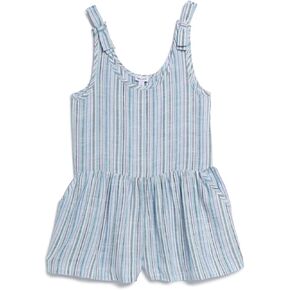 الفتيات الرائعات Splash Stripe Romper قصير الأكمام