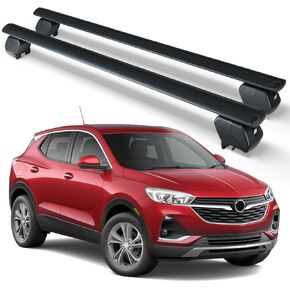 Heavy Duty 300 LBS Roof Rack Cross Bars Compatible with 2013-2023 Buick Encore with Side Rails, Adjustable & Lockable Crossbars Cargo Carrier Rooftop Top Luggage Suvs