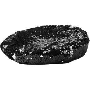 Sequin Beret Artist Hat Bling French Beret Hats for Women Girls Glitter Mermaid Cap for Dancing Party Accessories