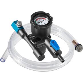 75260 Coolant Refiller Kit Fits All Cone Adapter Coolant Fill Kit with Air Lock Preventer for Vacuum Leak Tester