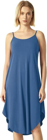 Bamboo Viscose Slip Dress, Sleeveless Nightgown Sleepwear with Pockets, Spaghetti Strap Dresses for Women, Sleep Chemise in Saudi Arabia