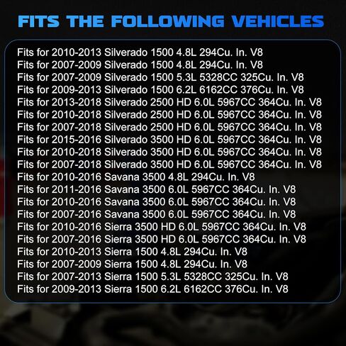 AW6009 مضخة المياه مع ترموستات تناسب 2007-2013 Silverado 1500 ، تناسب Express Tahoe Suburban Savana ، 4.8L 5.3L 6.0L Professional Water Pump Kit استبدال OE 2600767 in Kuwait