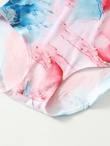 Girls One Piece Swimsuit Cute Crossback Bathing Suits Quick Dry Kids Beach Swimwear 4-12Y in Saudi Arabia
