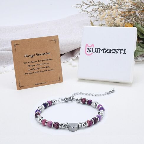 Tiny Beaded Bracelets for Women Teens Inspirational Gift, Bestie Friendship Bracelets for Sister Mom Wife Coworkers Daughter Niece Granddaughter on Graduation Birthday Gifts in Saudi Arabia