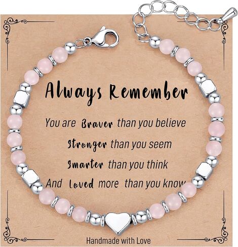Tiny Beaded Bracelets for Women Teens Inspirational Gift, Bestie Friendship Bracelets for Sister Mom Wife Coworkers Daughter Niece Granddaughter on Graduation Birthday Gifts in Saudi Arabia