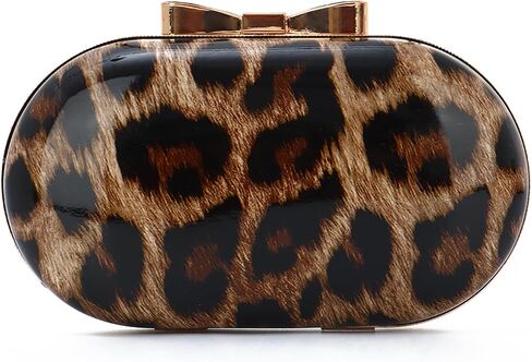 Small Leopard Purse for Women Leopard Evening Tote Bag Cheetah Print Purse Handbag with Chain for Wedding Party in Saudi Arabia