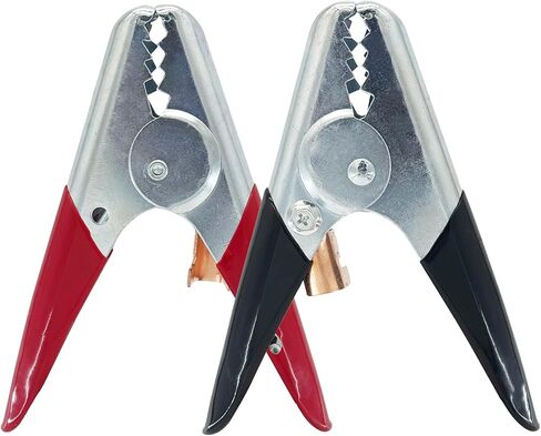Ampper Replacement Jumper Cable Clamps, 1100A Heavy Duty Car Battery Clamp Ends for Jumper Cables, Jump Starter, Charging and Testing (1 Pair) in Saudi Arabia